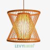 Đèn mây tre kiểu lồng vào nhau nghệ thuật – DMT275 – Bamboo Lighting