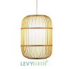 Đèn nan tre thả trần trang trí nhà hàng – DMT280 – Bamboo Lighting