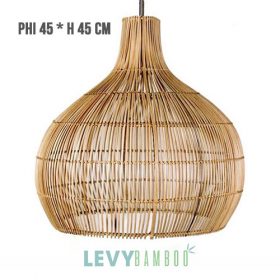 Đèn nan tre trang trí nhà hàng – DMT014 – Bamboo & Rattan Lighting