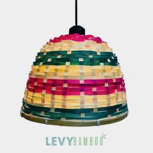 Đèn tăm tre nhuộm màu trang trí – DMT213 – Bamboo Lighting