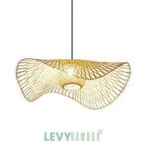 Đèn nan tre đan trang trí 2 mẫu kết hợp - DMT300 - Bamboo Lighting