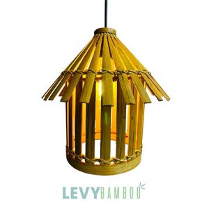 Mẫu đèn tre đan trang trí vách, thả bàn ăn - DMT302 - Bamboo Lighting