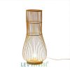 Đèn thả bàn tăm tre như củ hành trang trí cực đẹp – DMT287 – Bamboo Lighting