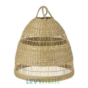 Đèn cói lục bình trang trí cực đẹp - DMT325 - Lê Vy Bamboo